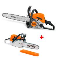 Бензопила Stihl MS 180C-ВЕ (40см 3/8 1,3 55) +Пила игрушечная на батарейках STIHL