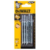 Набор пилок для лобзика T111C DeWalt 5шт (DT2211)