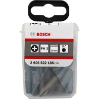 Набор бит Bosch 25шт TicTac PH2 25мм, 1/4" (186)
