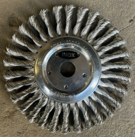 Щетка для УШМ, 178 мм, дисковая, проволока 0.5мм. нержавейка HILTI
