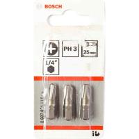 Набор бит Bosch 3шт 25ММ PH3 XH (515)