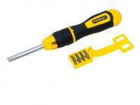 Отвертка Stanley "Multibit" с храповым механизмом, 10 вставок 0-68-010