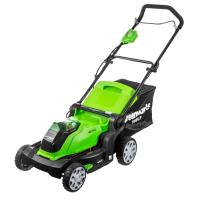 Газонокосилка аккумуляторная Greenworks 40В (1АКБ*3А/ч, з/у)