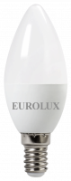 Лампа светодиодная EUROLUX LL-E-C37-5W-230-2,7K-E14