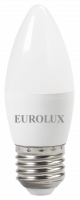 Лампа светодиодная EUROLUX LL-E-C37-6W-230-2,7K-E27