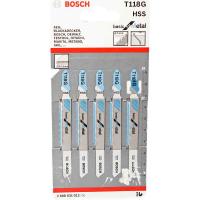 Набор пилок Bosch 5шт T118 G (012)