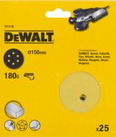 Шкурка эксцентриковая DeWalt Ф150 з.180 DT3136