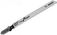 Пилка для лобзика Bosch по дереву ДСП T101 BR, чистый рез (623)