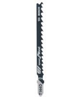 Пилка для лобзика Bosch по дереву ДСП T144 D, быстрый рез (880)