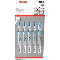 Набор пилок Bosch 5шт T118 A (013)