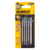 Набор пилок для лобзика T101D DeWalt 5шт (DT2209)