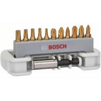 Набор бит Bosch 12шт +магнитный держатель PH/PZ/T 25мм (132)