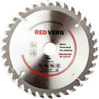 Диск пильный по дереву RedVerg твердосплавный 150х20/16 мм, 36 зубьев(800051)