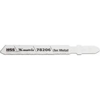 Полотна для электролобзика по металлу, 3 шт, T118G, 50 х 0.8 мм, HSS Matrix Professional