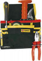 Карман для инструмента Topex 8 гнезд, металлические петли
