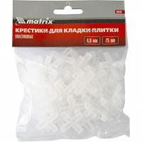 Крестики, 6.0 мм, для кладки плитки, 75 шт Matrix