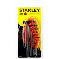 Набор ключей шестригранных торцевых Stanley 1,5->10мм 0-69-253