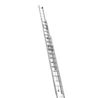 Лестница Алюмет 3*17 с канатной тягой