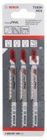 Набор пилок Bosch 3шт T102H CleanPVC, пластик (445)