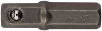 Адаптеры с биты на головку для отвертки CrV 1/4"-1/4", 25 мм (10 шт.)