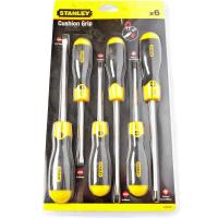 Набор отверток Stanley 6шт (3х75, 5х100, 6,5х150; pl5,5х100; ph1x100, ph2x150) 0-65-007