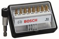 Набор бит Bosch 8шт TIN+держатель PH 25мм Robust Line (574)