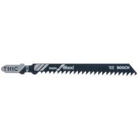 Пилка для лобзика Bosch по дереву ДСП T111 C, быстрый рез (878)