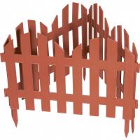 Забор декоративный "Романтика", 28 х 300 см, терракот, Россия, Palisad