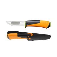 Нож FISKARS универсальный с точилкой (1023618)