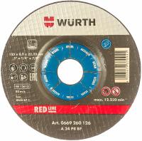 Круг зачистной Ф125х6х22 (WIRTH)