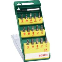 Набор бит Bosch 15шт +универсальный держатель PH/PZ/T/S/HEX 25мм (453)