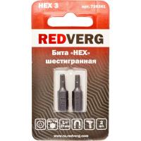 Бита Redverg HEX 3x25 (2шт.)(720341)