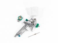 Краскораспылитель AG 810 HVLP, гравитационный, сопло 0.8 мм и 1 мм Stels