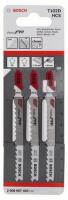 Набор пилок Bosch 3шт T102D CleanPP, пластик (443)