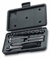 Набор головок торцевых Stanley 1/4" метрический (15 предметов) 0-86-775