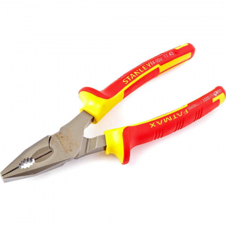 Плоскогубцы Stanley для электрика "Maxsteel vde" комбинированные 150ммх1000в 0-84-000