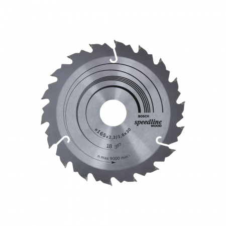 Диск пильный Bosch твердосплавный 165х30х 18 Speedline (789)