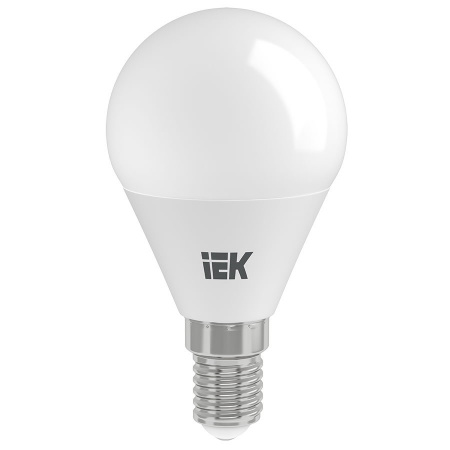 Лампа IEK светодиодная G45 шар 5Вт 230В 4000К E14