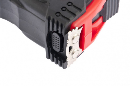Рулетка Status Magnet 3 fixations, 5 м х 25 мм, обрезиненный корпус, зацеп с магнитом Matrix 31005