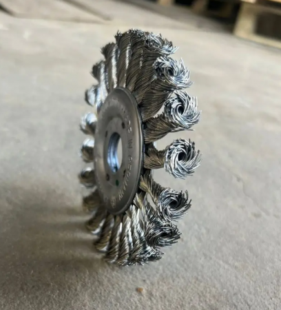 Щетка для УШМ, 125 мм, дисковая, проволока 0.5мм, нержавейка HILTI