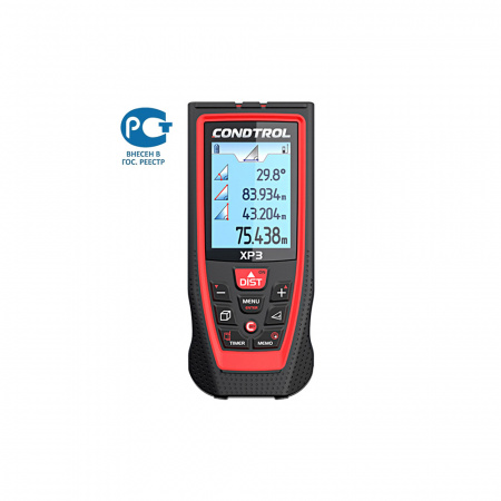 Измеритель длины лазерный CONDTROL XP3, 100 m