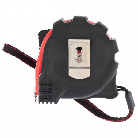 Рулетка Status Magnet 3 fixations, 5 м х 25 мм, обрезиненный корпус, зацеп с магнитом Matrix 31005
