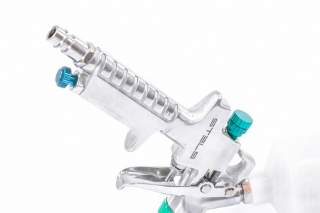 Краскораспылитель AG 810 HVLP, гравитационный, сопло 0.8 мм и 1 мм Stels
