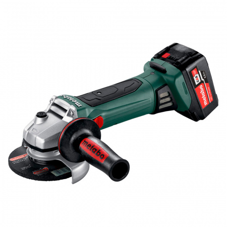 Машина шлифовальная угловая аккумуляторная Metabo WB 18 LTX BL 125 Quick+ЗУ ASC55