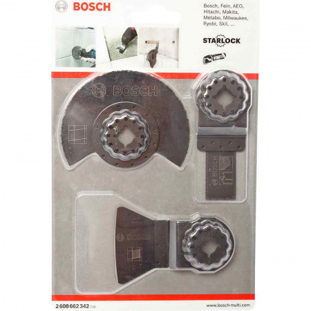 Набор полотен Bosch 3шт для МФИ по плитке (342)