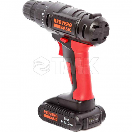 Шуруповерт аккумуляторный RedVerg Basic SD14L/1