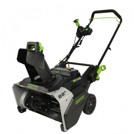 Снегоуборщик аккумуляторный GREENWORKS GD82 ( с АКБ 5 Ah и ЗУ)
