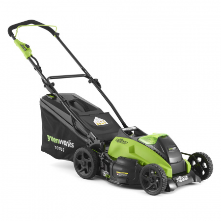 Газонокосилка аккумуляторная Greenworks GD40LM45 АКБ G-MAX 40V (АКБ40V 4 Ач;ЗУ40V)