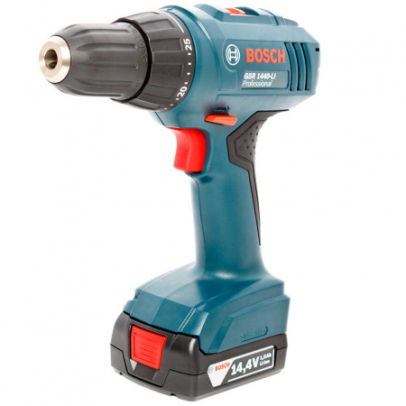 Шуруповерт аккумуляторный Bosch GSR 1440-LI (1,5 а/ч)+ набор 24 биты+держатель (H)