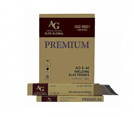 Электроды сварочные AG E-46 PREMIUM ф-2,5 5кг